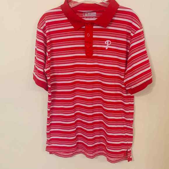 Genuine Merchandise Other - Phillies Mens Polo Large 42-44 Polo by Genuine Merchandise EUC